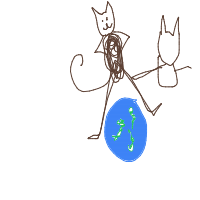cats planning world domination drawing by jollycheeseballs in Artbitrator