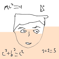 confused math lady drawing by qtheclown in Artbitrator