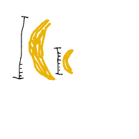 banana for scale drawing by qtheclown in Artbitrator