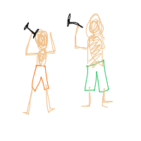 training montage drawing by jollycheeseballs in Artbitrator