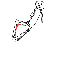 break a leg drawing by slyv in Artbitrator