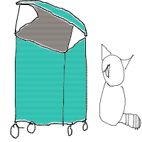 raccoon trash panda drawing by slyv in Artbitrator