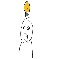 light bulb moment drawing by slyv in Artbitrator
