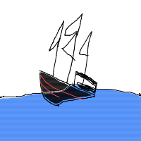 sinking ship drawing by slyv in Artbitrator