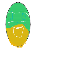 happy frog drawing by faritta13 in Artbitrator