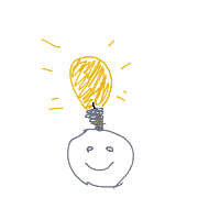 light bulb moment drawing by peeworm in Artbitrator