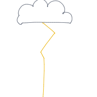 lightning bolt drawing by dobdobbson in Artbitrator