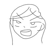 angry face drawing by yuki_shinobu in Artbitrator