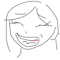 laughing drawing by yuki_shinobu in Artbitrator