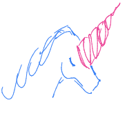 unicorn drawing by ellies in Artbitrator