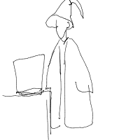 wizard at tech startup drawing by dontoto in Artbitrator