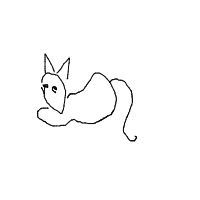 sleeping cat drawing by steff in Artbitrator
