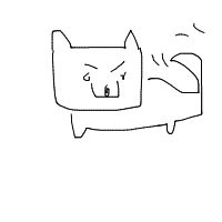 grumpy dog drawing by seano in Artbitrator