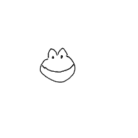 happy frog drawing by 2lag2play in Artbitrator