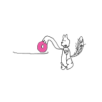 squirrel stealing food drawing by 2lag2play in Artbitrator