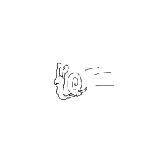 snail racing drawing by 2lag2play in Artbitrator