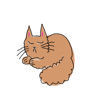 sleeping cat drawing by jdesoto in Artbitrator
