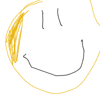 happy face drawing by aerialshere in Artbitrator