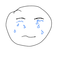 crying drawing by aerialshere in Artbitrator