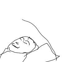 sleeping drawing by aerialshere in Artbitrator