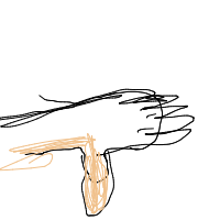 thumbs down drawing by aerialshere in Artbitrator