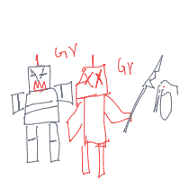 robot apocalypse drawing by miya in Artbitrator