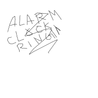 alarm clock ringing drawing by guest-u2wwh9dhd in Artbitrator