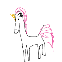 unicorn drawing by eporn in Artbitrator