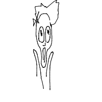 surprised face drawing by eporn in Artbitrator