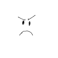 angry face drawing by 2lag2play in Artbitrator