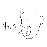 yawning drawing by 2lag2play in Artbitrator