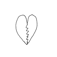 broken heart drawing by 2lag2play in Artbitrator