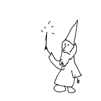 wizard casting a spell drawing by 2lag2play in Artbitrator
