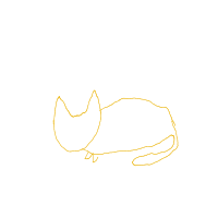sleeping cat drawing by robd in Artbitrator