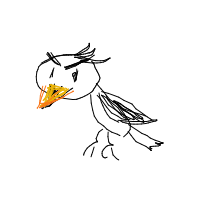 angry bird drawing by lilithcutie in Artbitrator