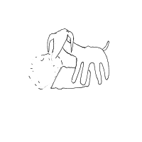 sleepy dog drawing by robd in Artbitrator