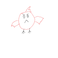 angry bird drawing by robd in Artbitrator