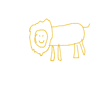 proud lion drawing by robd in Artbitrator