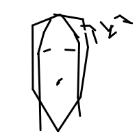 sleeping face drawing by lavenderdija789 in Artbitrator