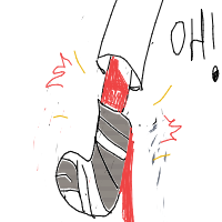 break a leg drawing by zoza in Artbitrator