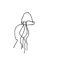 jellyfish drawing by flameboy123 in Artbitrator