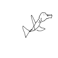 dolphin drawing by flameboy123 in Artbitrator