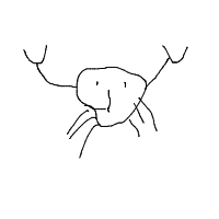 crab drawing by flameboy123 in Artbitrator