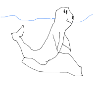 seal drawing by flameboy123 in Artbitrator