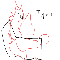 dragon in therapy drawing by bobbigtula in Artbitrator
