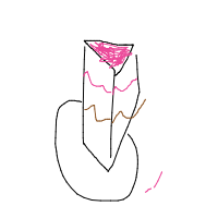 piece of cake drawing by bobbigtula in Artbitrator
