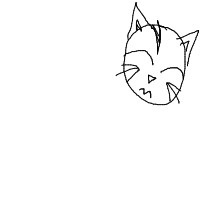 sleeping cat drawing by athena_wuz_here in Artbitrator