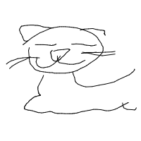 sleeping cat drawing by serhii in Artbitrator