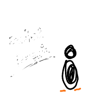 excited penguin drawing by officialsoulz in Artbitrator