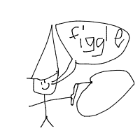 wizard casting a spell drawing by techlab in Artbitrator